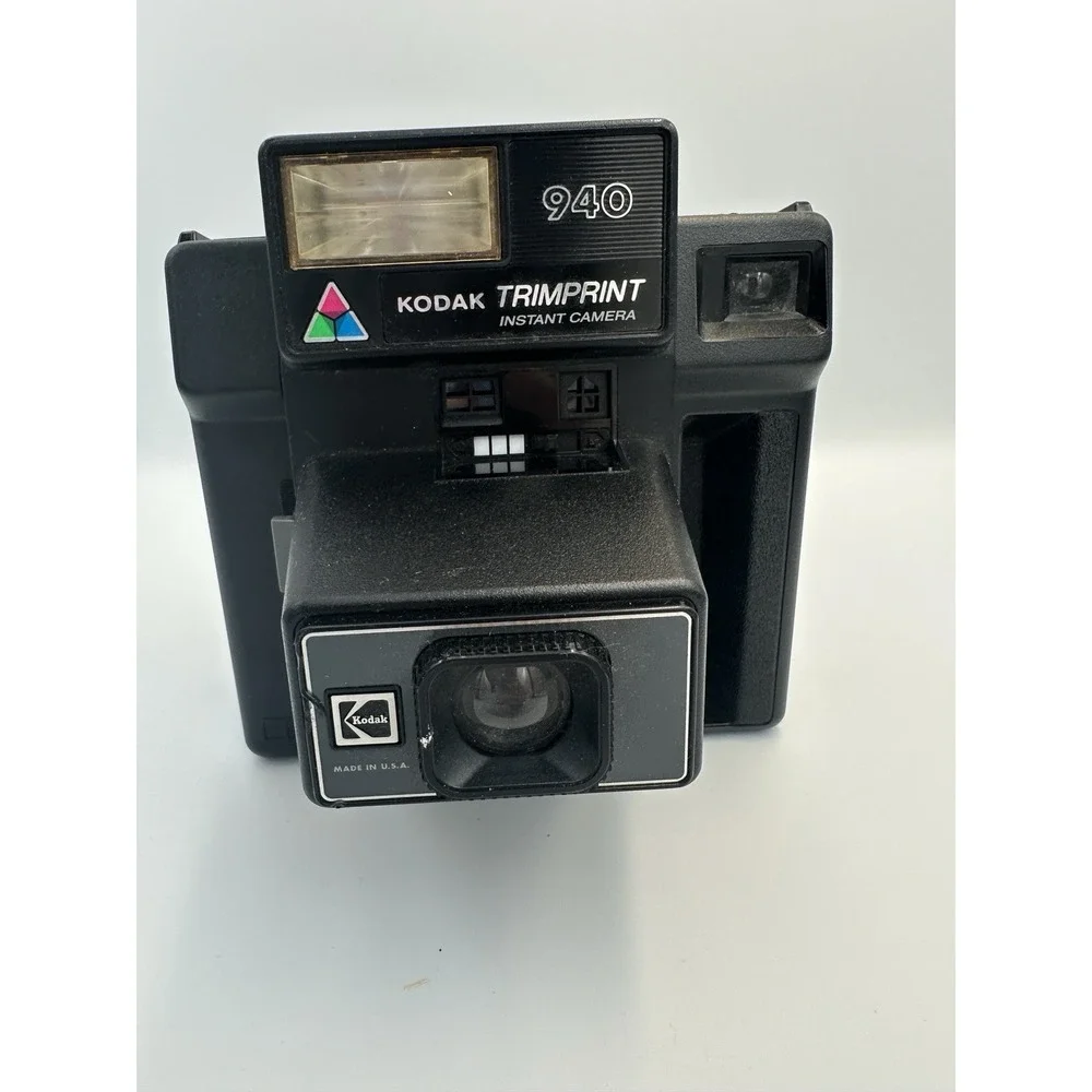 Kodak Trimprint 940 Instant Film Camera Vintage w/ Box & Manual